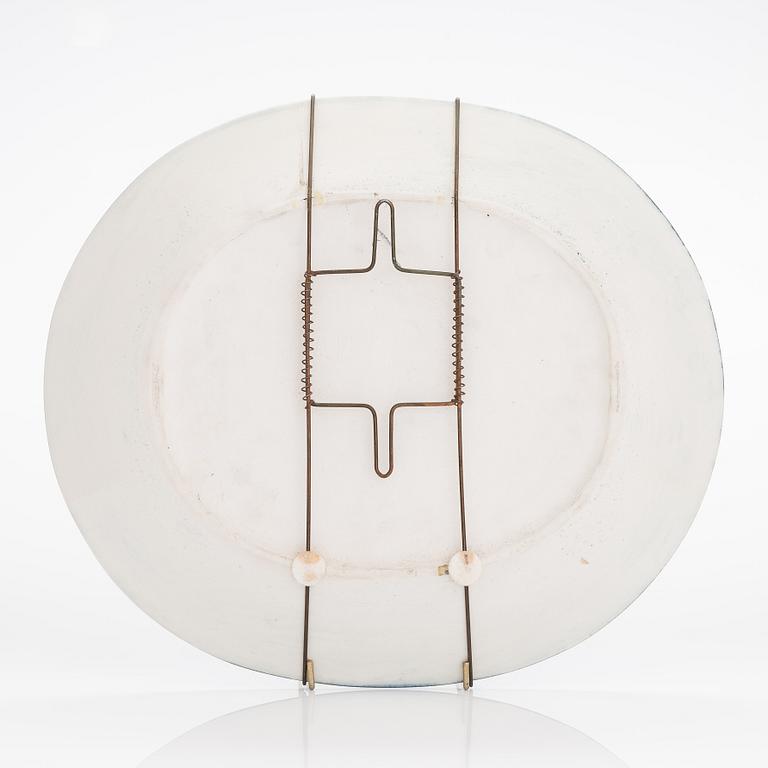 Birger Kaipiainen, a decorative ceramic plate signed Kaipiainen Arabia.