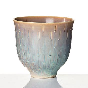 Stig Lindberg, a stoneware vase, Gustavsberg Studio 1944.