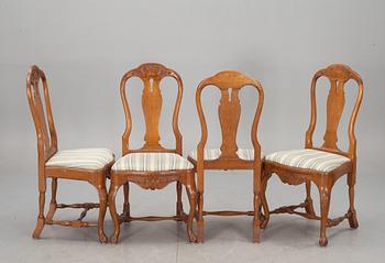 STOLAR, 4 st, rokokostil, 1900-tal.