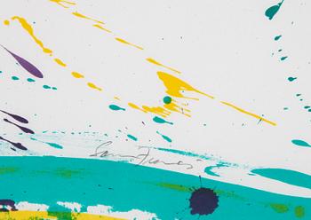 Sam Francis, färglitografi, signerad 9/100.