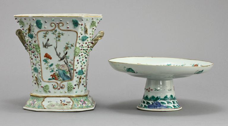 PARTI PORSLIN, 2 delar, Kina, 1800-tal.