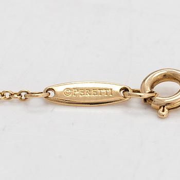 Tiffany & Co, Elsa Peretti, armband, "Diamonds by the Yard", 18K guld med en diamant ca 0.08 ct.