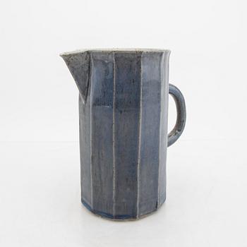 Signe Persson-Melin, a glazed ceramic pitcher, signed by hand. numbered 131, C540 och dated 1982, Rörstrand.