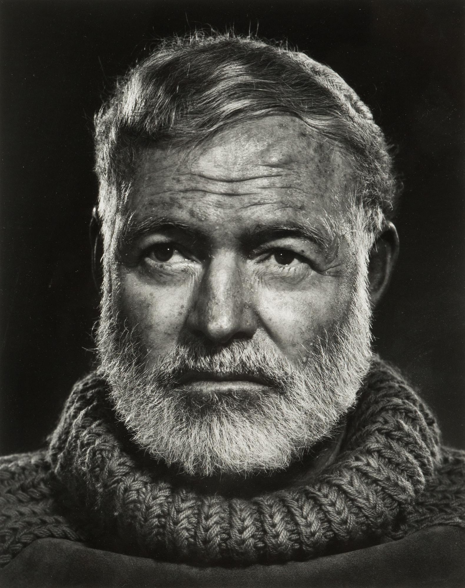 Yousuf Karsh, fotografi, signerad 1966 med dedikation.