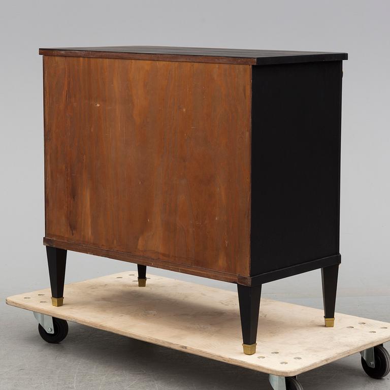 A mid 20th century gustavian style chest of drawers.