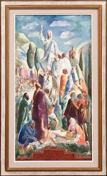 Gunnar Torhamn, olja på pannå signerad.