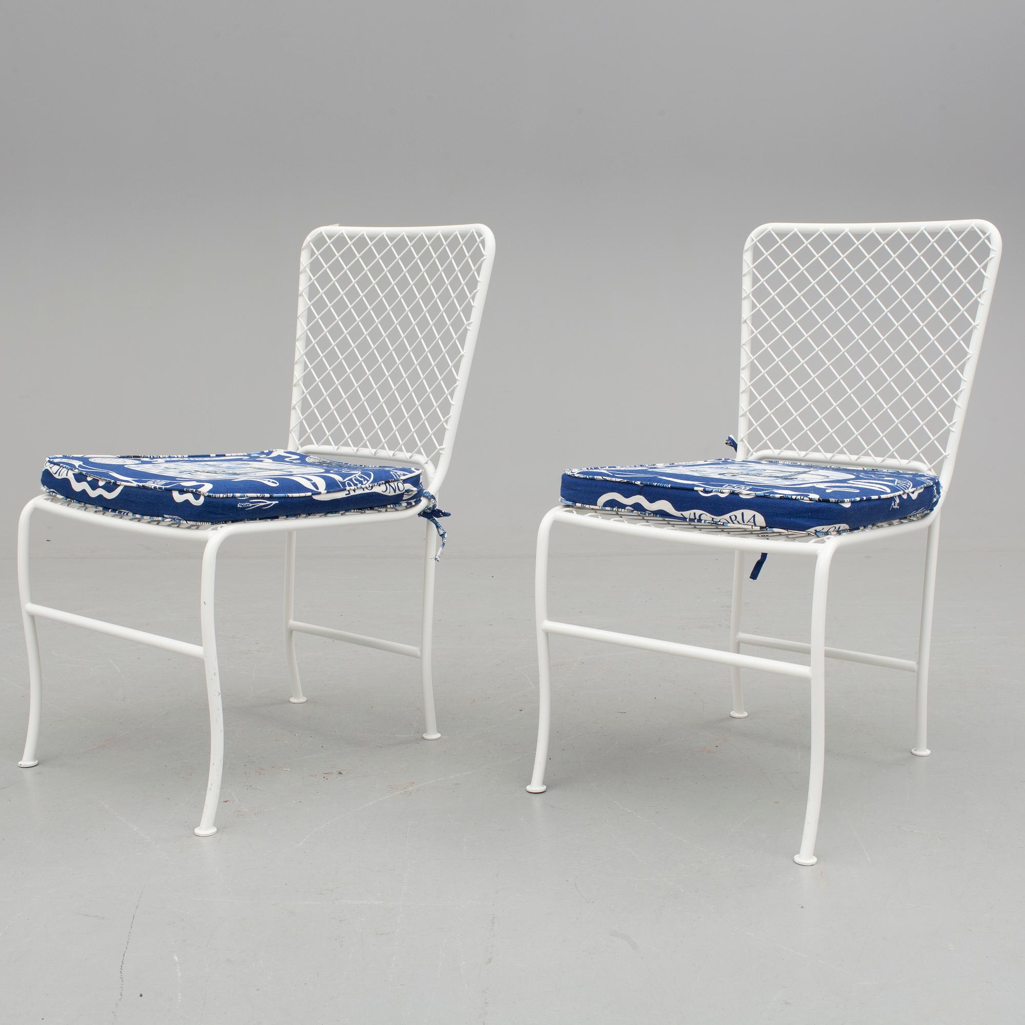 JOSEF FRANK, stolar för trädgård, Firma Svenskt Tenn. Modellen formgiven under mitten av 1930-talet.