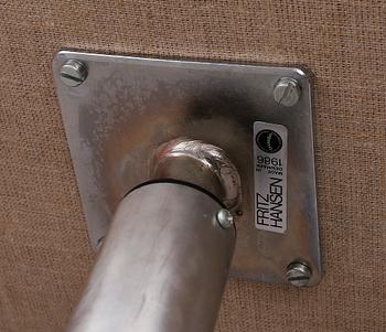 SKRIVBORDSSTOLAR, 2 st, "Oxford", Arne Jacobsen, för Fritz Hansen, Danmark, 1983 respektive 1986.