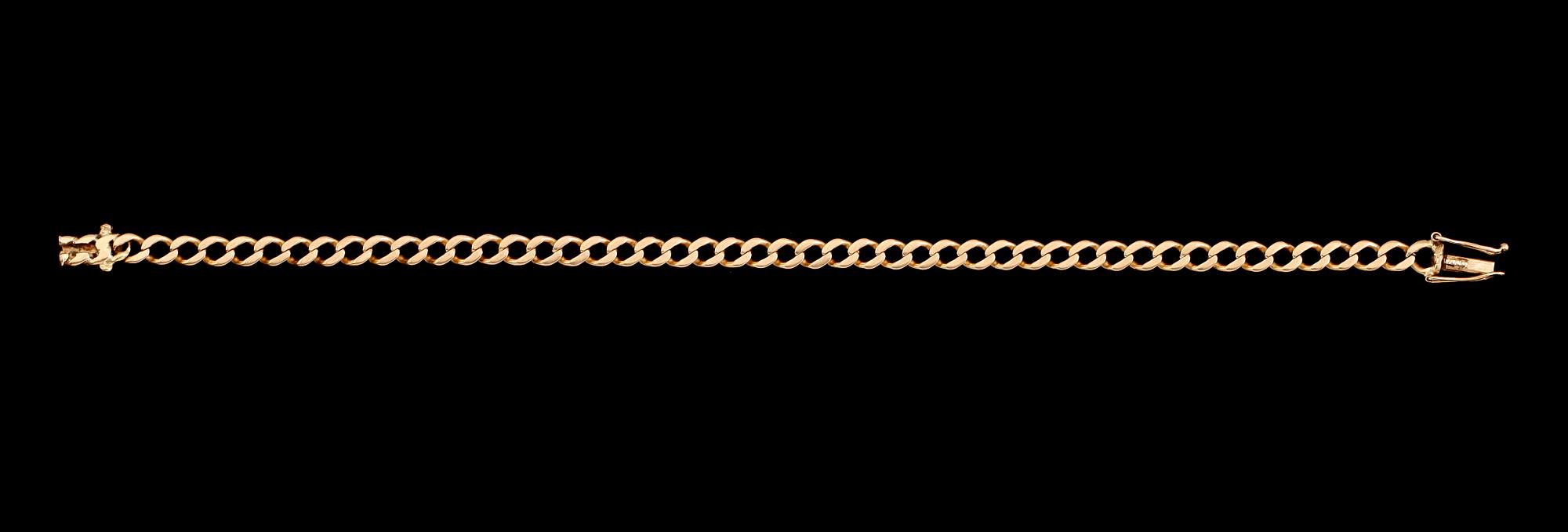 ARMBAND, 18 k guld. Vikt 6 g.