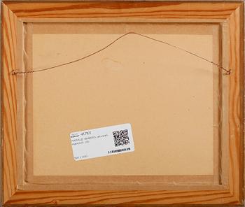 HARALD WIBERG, akvarell, signerad.