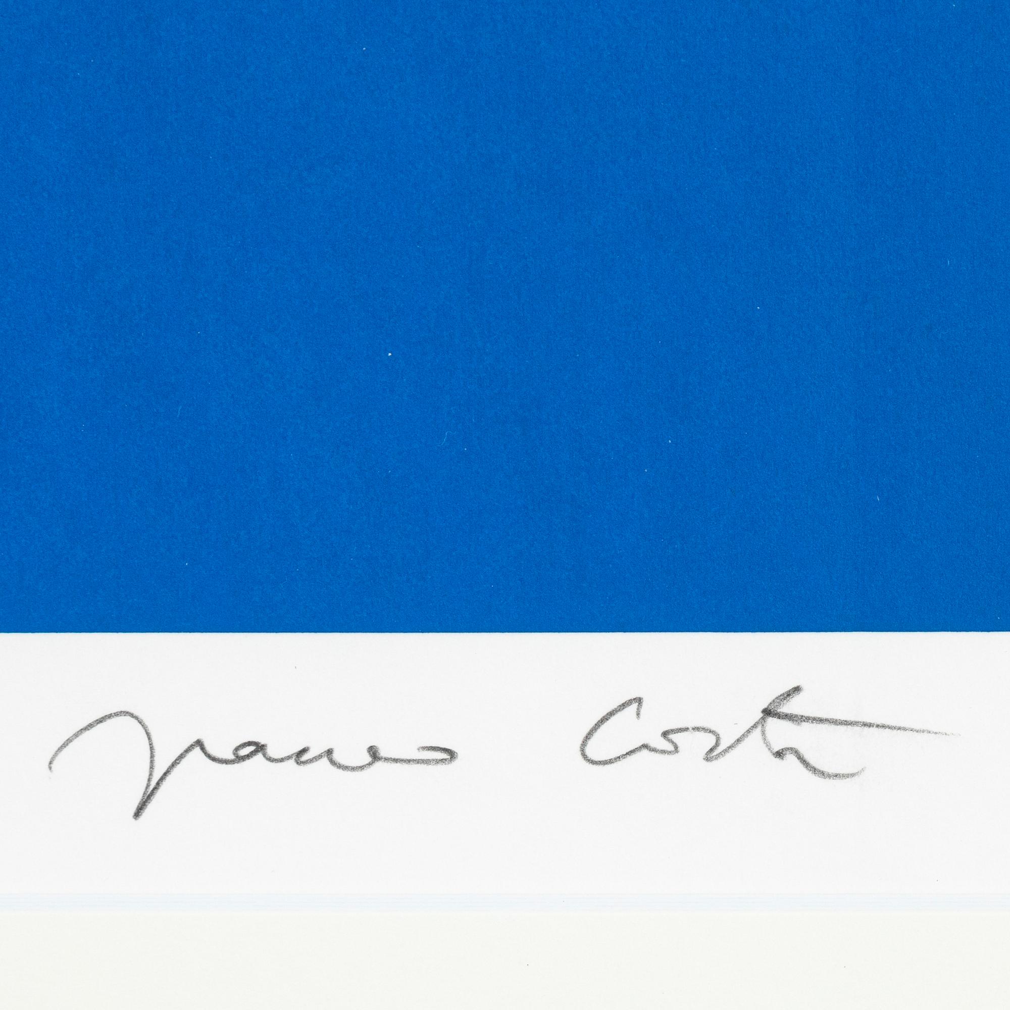 Franco Costa, färgserigrafi, signerad hc.