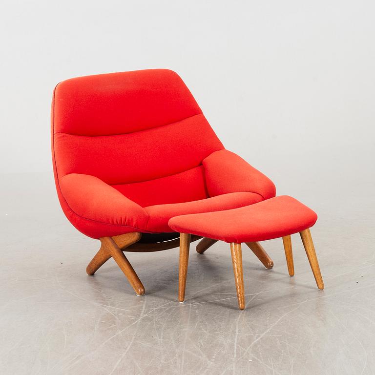 ILUM WIKKELSÖ - EASY CHAIR and STOL, ML-91, 1950'-60 for A Mikael Laursen & Søn, Århus.