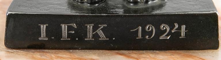 CARIN NILSON, attributed to, sculpture, bronze.