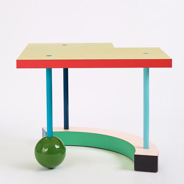 Peter Shire, a "Hollywood" occasional table, Memphis, Italy, post 1983.