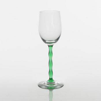 Gunnar Cyrén, eight 'Nobel' wine glasses.
