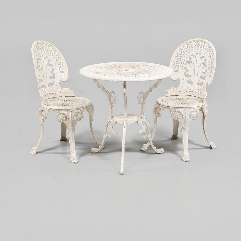 TRÄDGÅRSGRUPP, 3 delar, 1900-talets andra hälft.