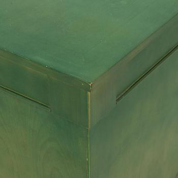 Desk/side table, a chair and a chest of drawers, last quarter of the 20th century.