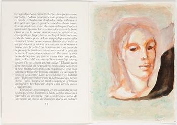 LEONOR FINI, a set of ten signed coloured lithographs, "Satiricon", nr 131, 1970.