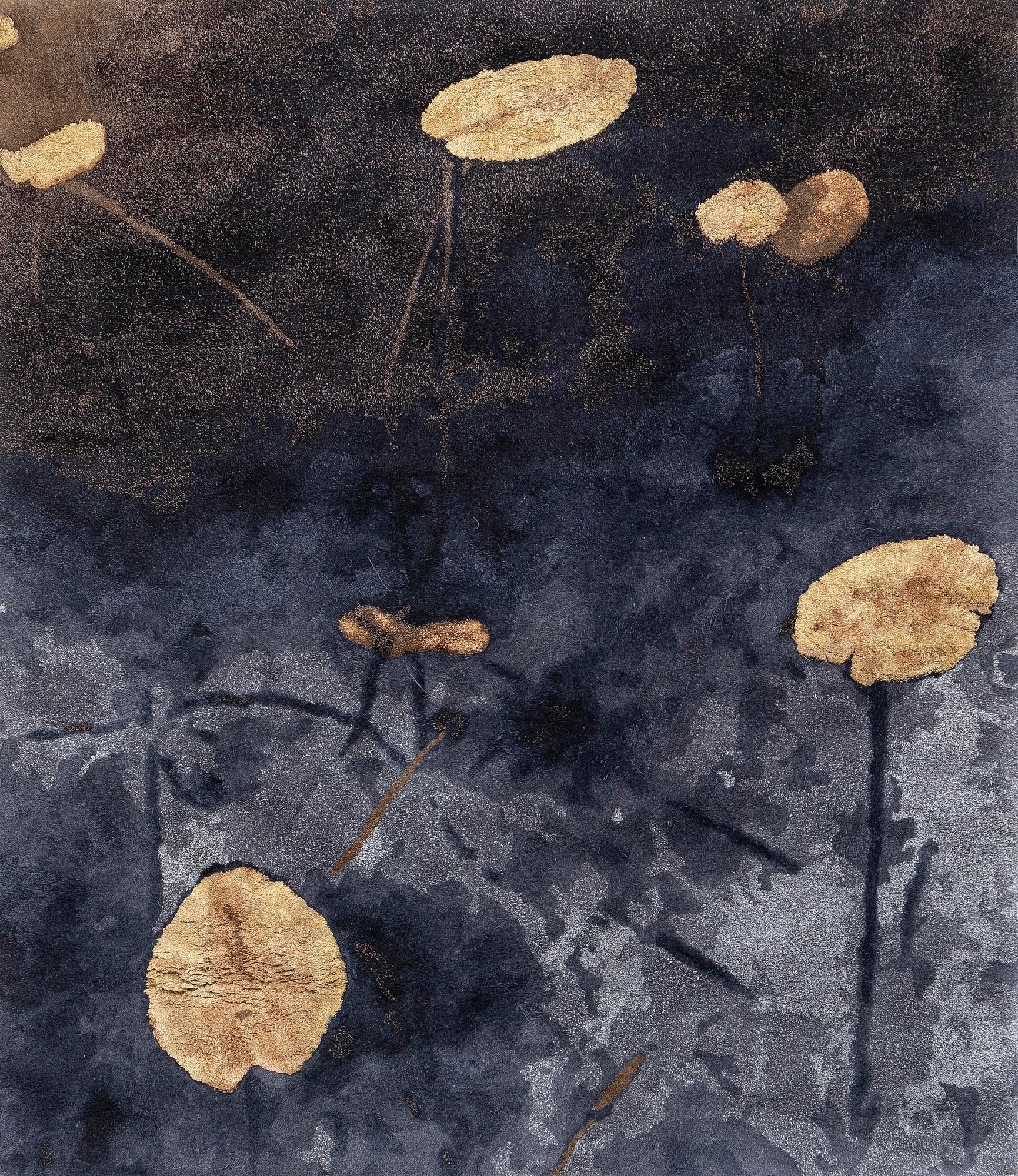 Denise Grünstein, matta "Folium", handtuftad, ca 270 x 230 cm, Ferreira de Sá, Portugal.