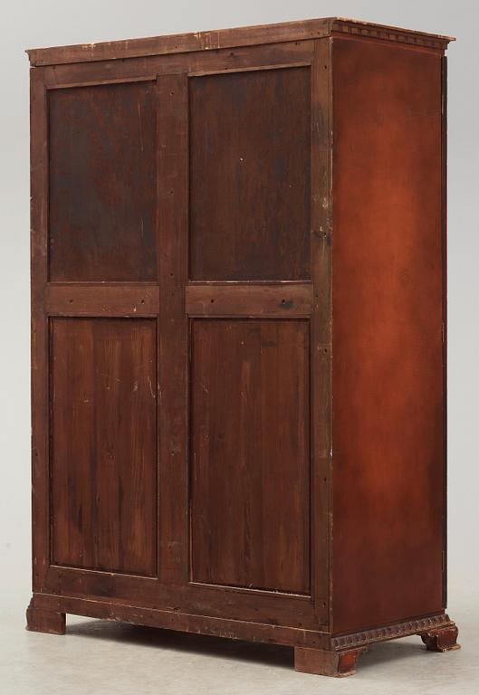 An Axel Einar Hjorth red lacquered wardrobe, 'Åbo', Nordiska Kompaniet 1929.