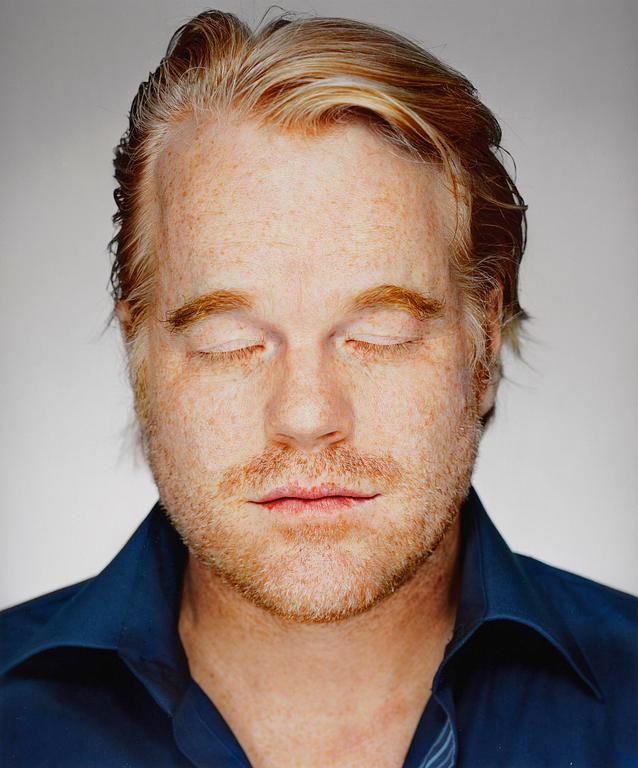 Martin Schoeller, "Philip Seymour Hoffman, New York, 2003".