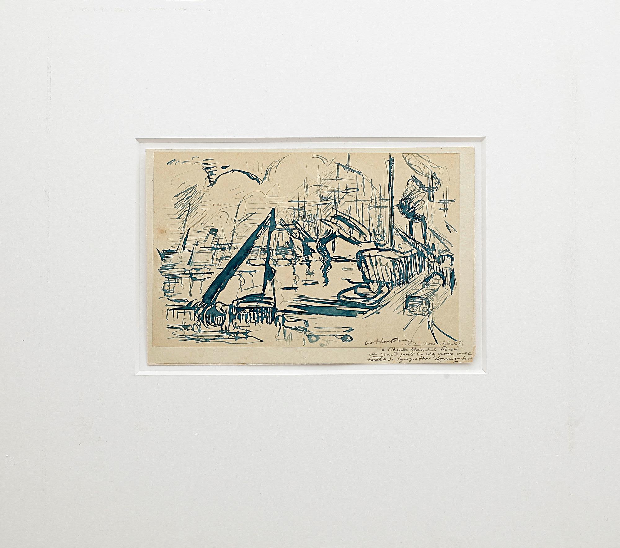 EMILE OTHON FRIESZ, teckning, sign o dat 06.