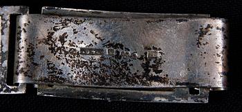 PARTI SILVERSMYCKEN, 3 st, 1940-60-tal, bla Stigbert, Stockholm.