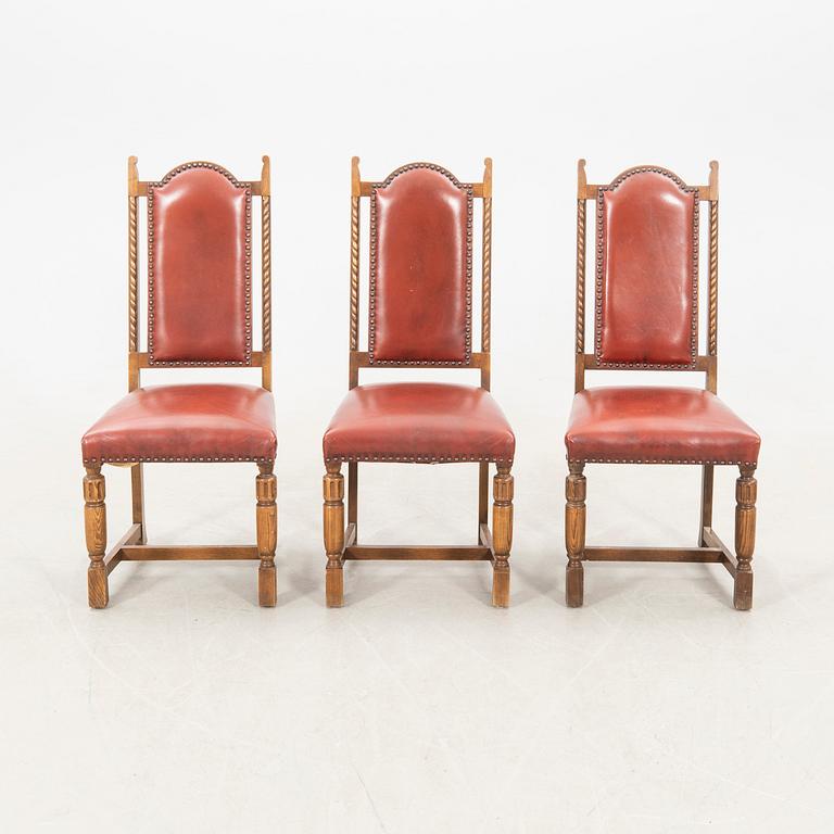 Chairs 6 pcs. Baroque style Britain mid-20th century.