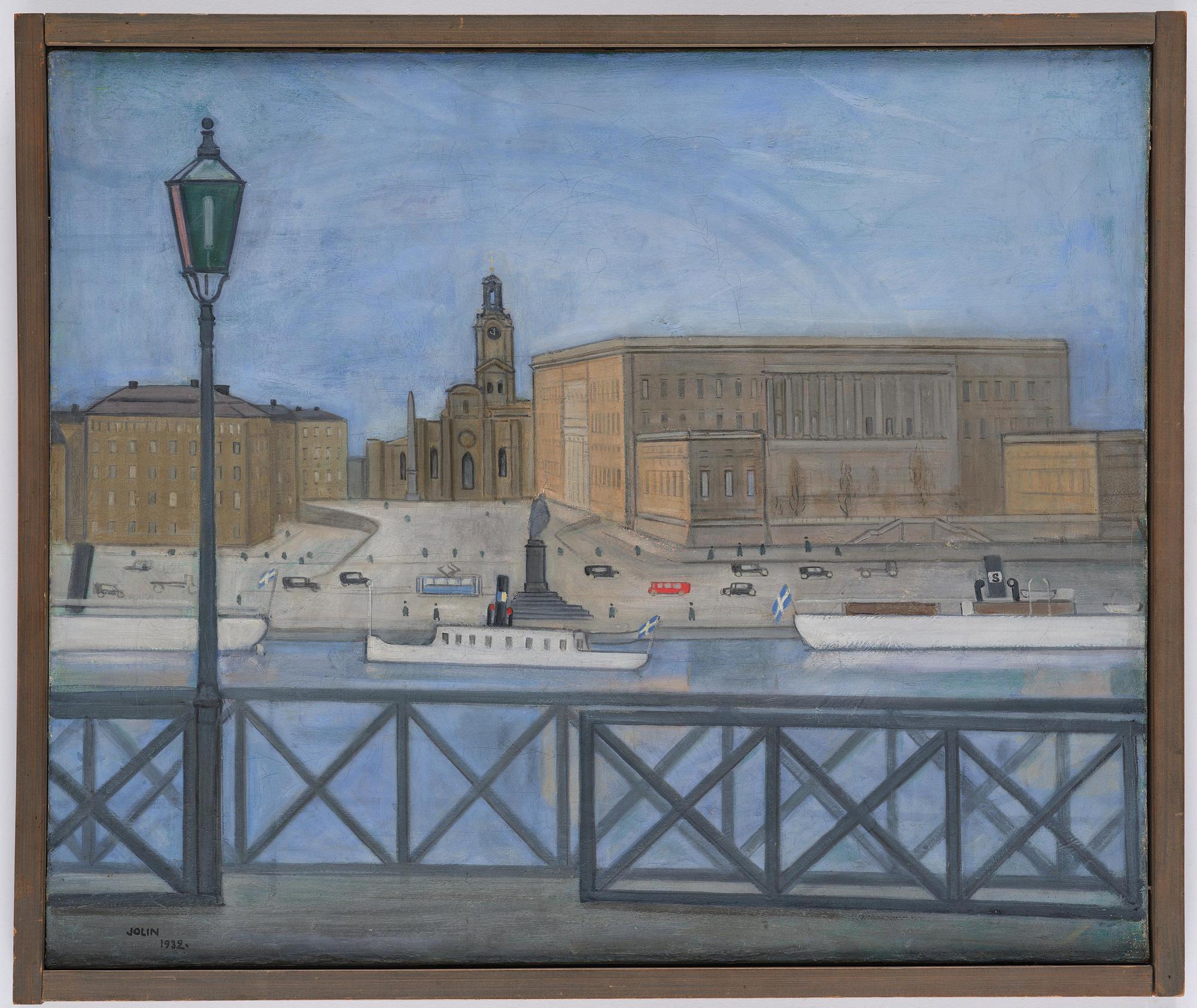 Einar Jolin, View towards the The Royal Palace, Stockholm.