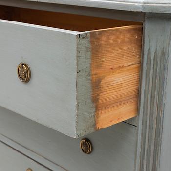 A Gustavian style chest of drawers, Sweden, early 20th century.
