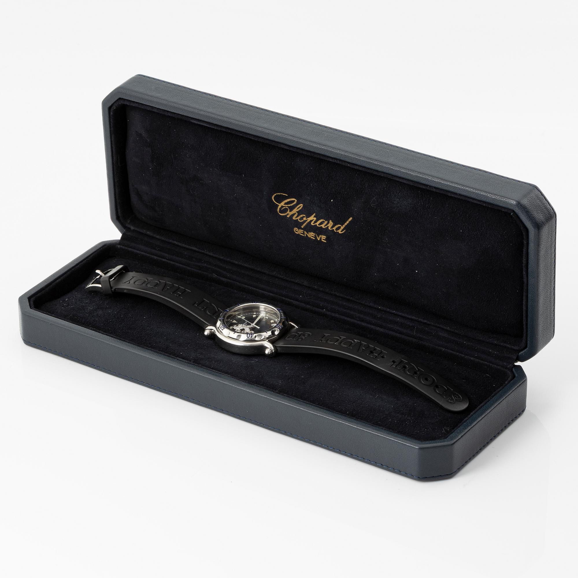 Chopard, Happy Sport, "Fish", armbandsur, 38 mm.