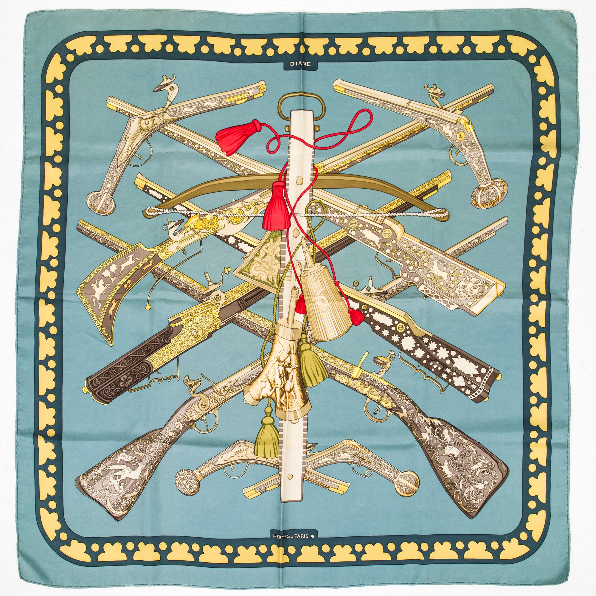 Hermès, scarf, "Diane".