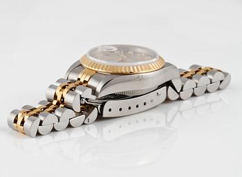 DAMARMBANDSUR, Rolex, Oyster Perpetual Datejust, stål och guld, ca 1997/8.