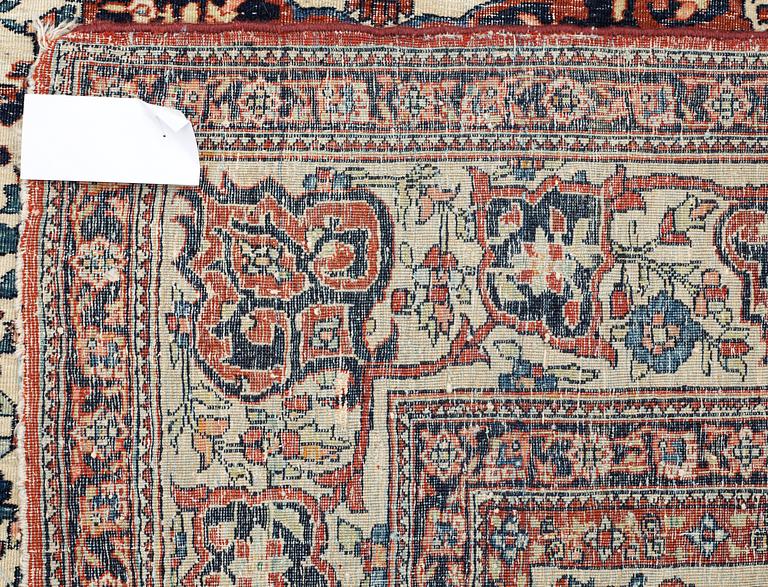 SEMI-ANTIQUE ESFAHAN. 198 x 139 cm.