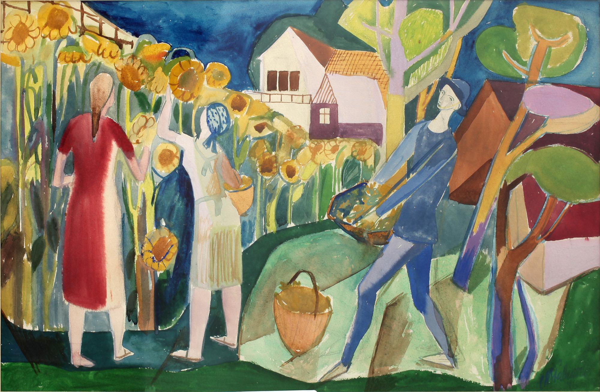 CARL-HARRY STÅLHANE, akvarell, sign o dat -46.