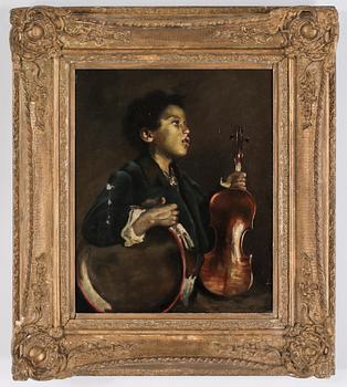 OKÄND KONSTNÄR , olja på duk, 1800-talets andra hälft.