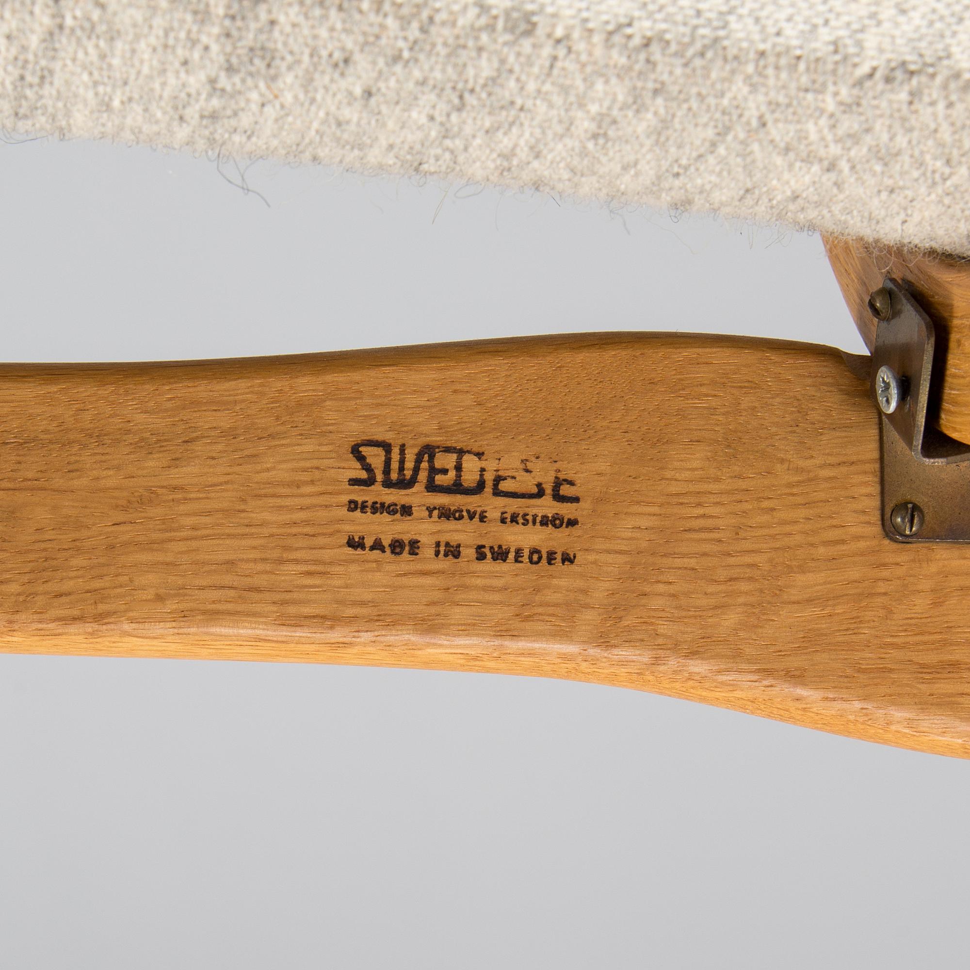 YNGVE EKSTRÖM, fåtölj, "Laminett", Swedese.