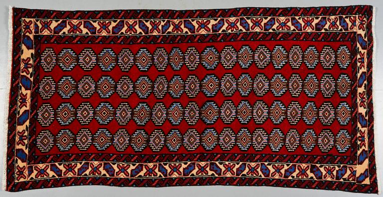 MATTA, troligen Belutch, 192 x 96 cm, modern tillverkning.