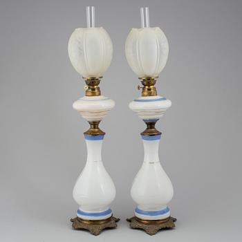 A pair of early 20th century table lights.