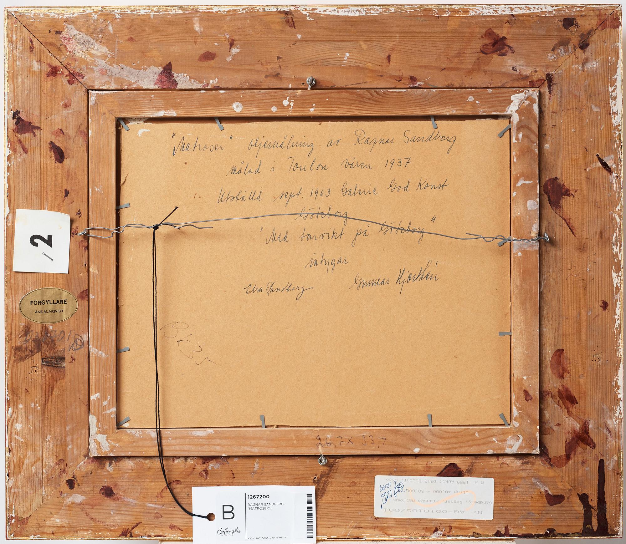 Ragnar Sandberg, "Sailors".