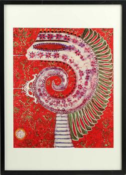 MAX WALTER SVANBERG, offsettryck, 2 st.