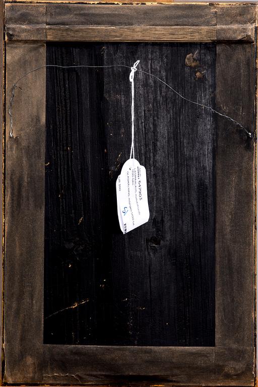 GLASMÅLNING, troligen 1700-tal.