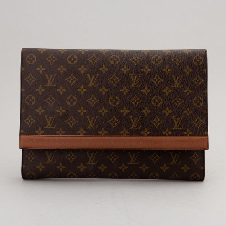 Louis Vuitton, a monogram canvas briefcase.