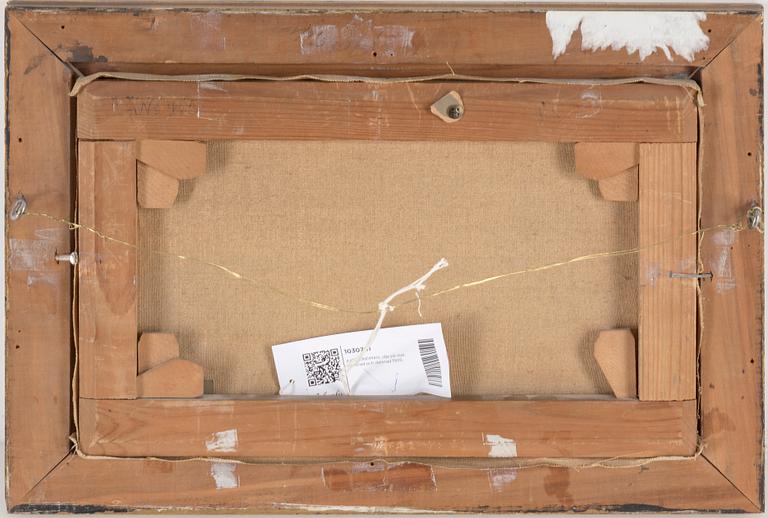 AXEL LINDMAN, olja på duk, signerad och daterad 1909.