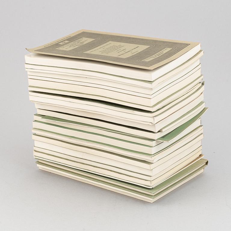 A group of 30 early Sotheby & Co (Sothebys) auction catalogues, 1968-1976.