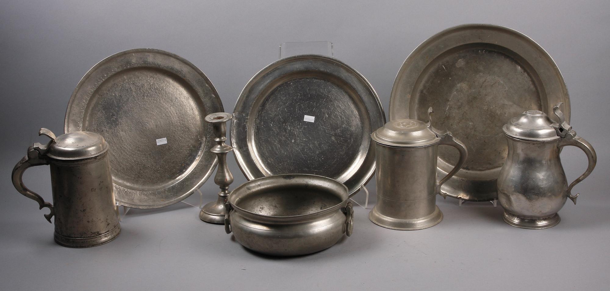 PARTI TENN, 8 delar, 1800-tal.