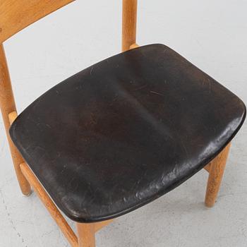 Børge Mogensen, an armchair and chair, Carl Andersson & Söner, second half of the 20th century.