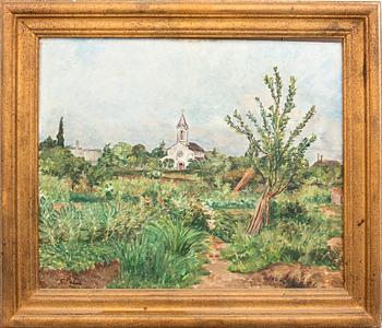 Torsten Palm, Landscape with Church.