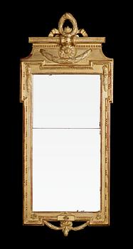 592. A Gustavian mirror by N. Meunier.