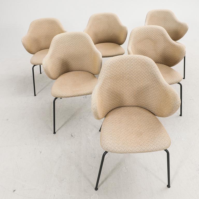 Six armchairs 'Lassen chair, Jupiter' by Magnus Sanglid & Marianne Viktor for By Lassen, Denmark 2022.